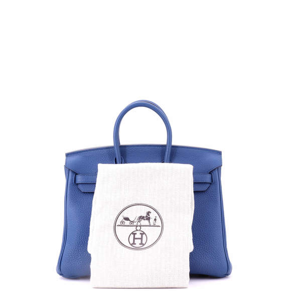 Hermes Birkin 25 Blue Togo with Gold Hardware - Picture 2 of 8